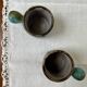 Pair of ceramic cups signed A. Maunier, Vallauris