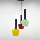 Mid-century Modern Italian Colourful Cascade Pendant Light