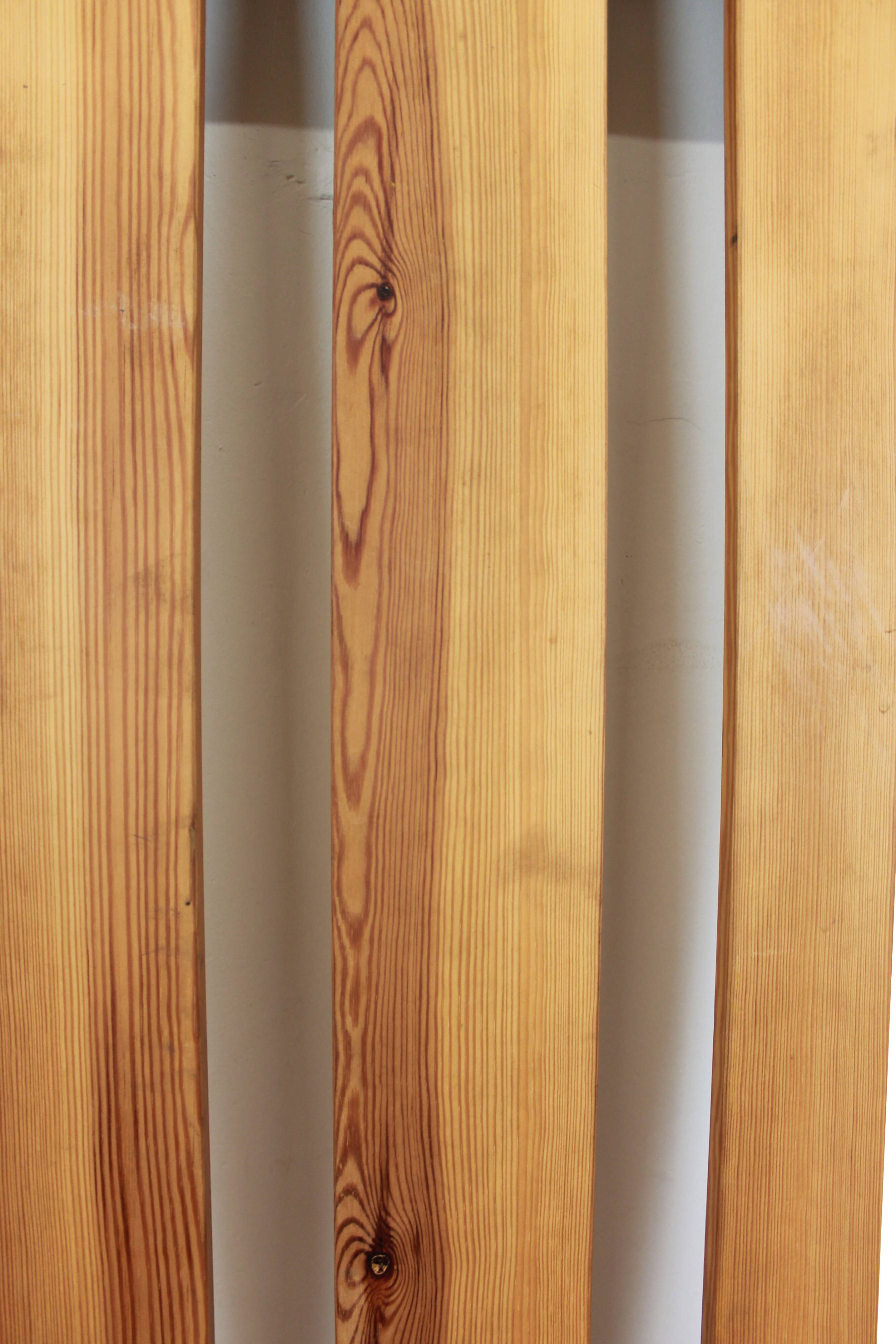 Pine wall coat rack
