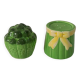 Slush salt and pepper shakers