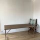 Folding industrial-style dining table