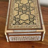 Wood and mother-of-pearl box