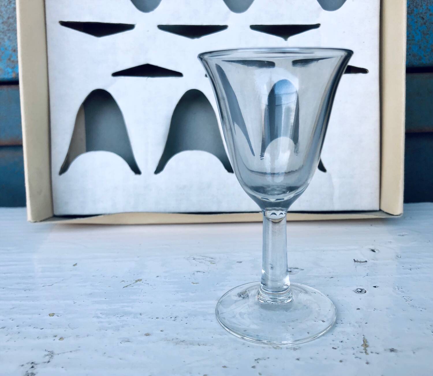 Luminarc vintage alcohol glass set