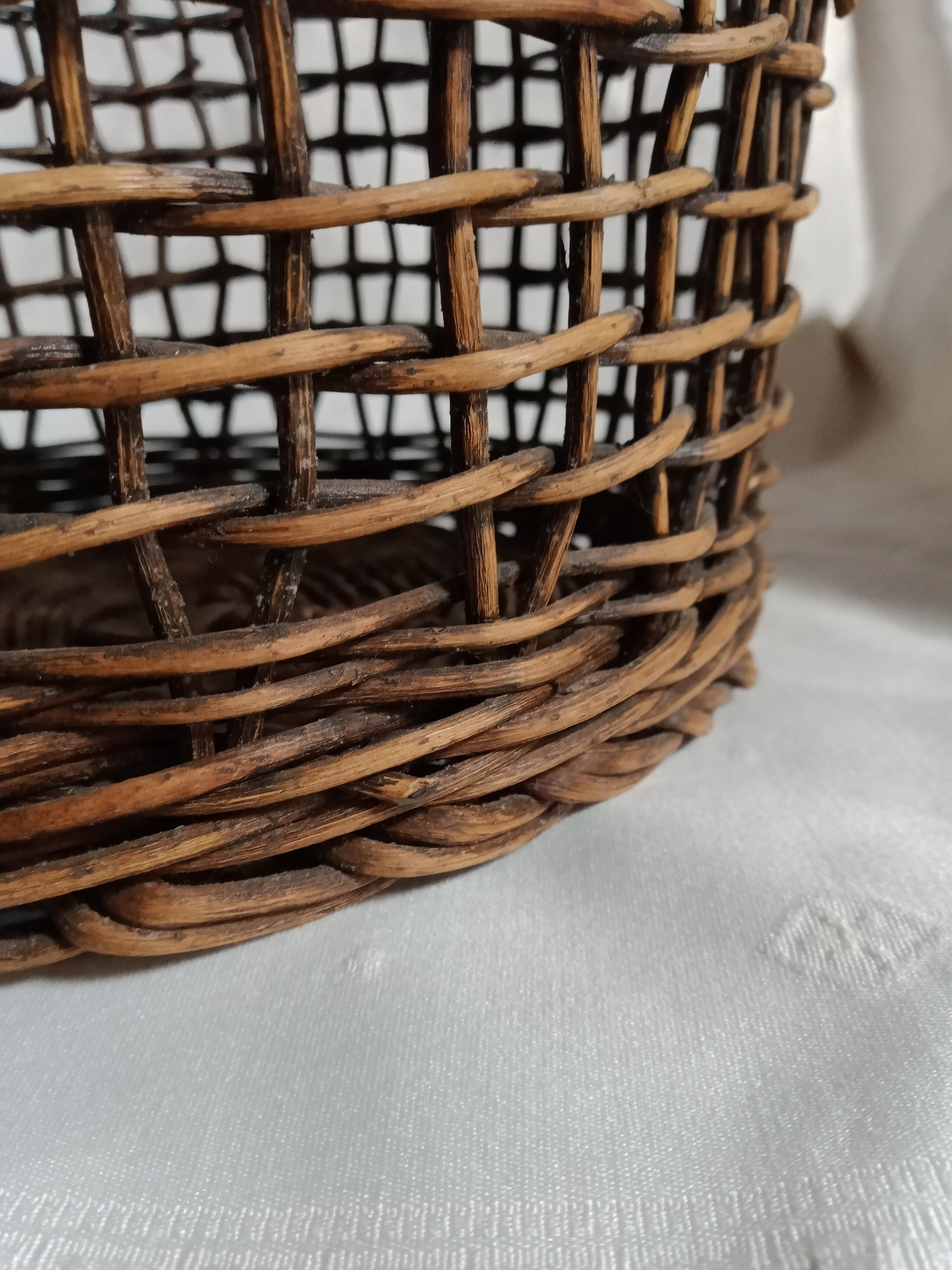 Antique wicker basket