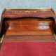 Bureau scriban de pente louis xv galbé en marquèterie vers 1850-1880