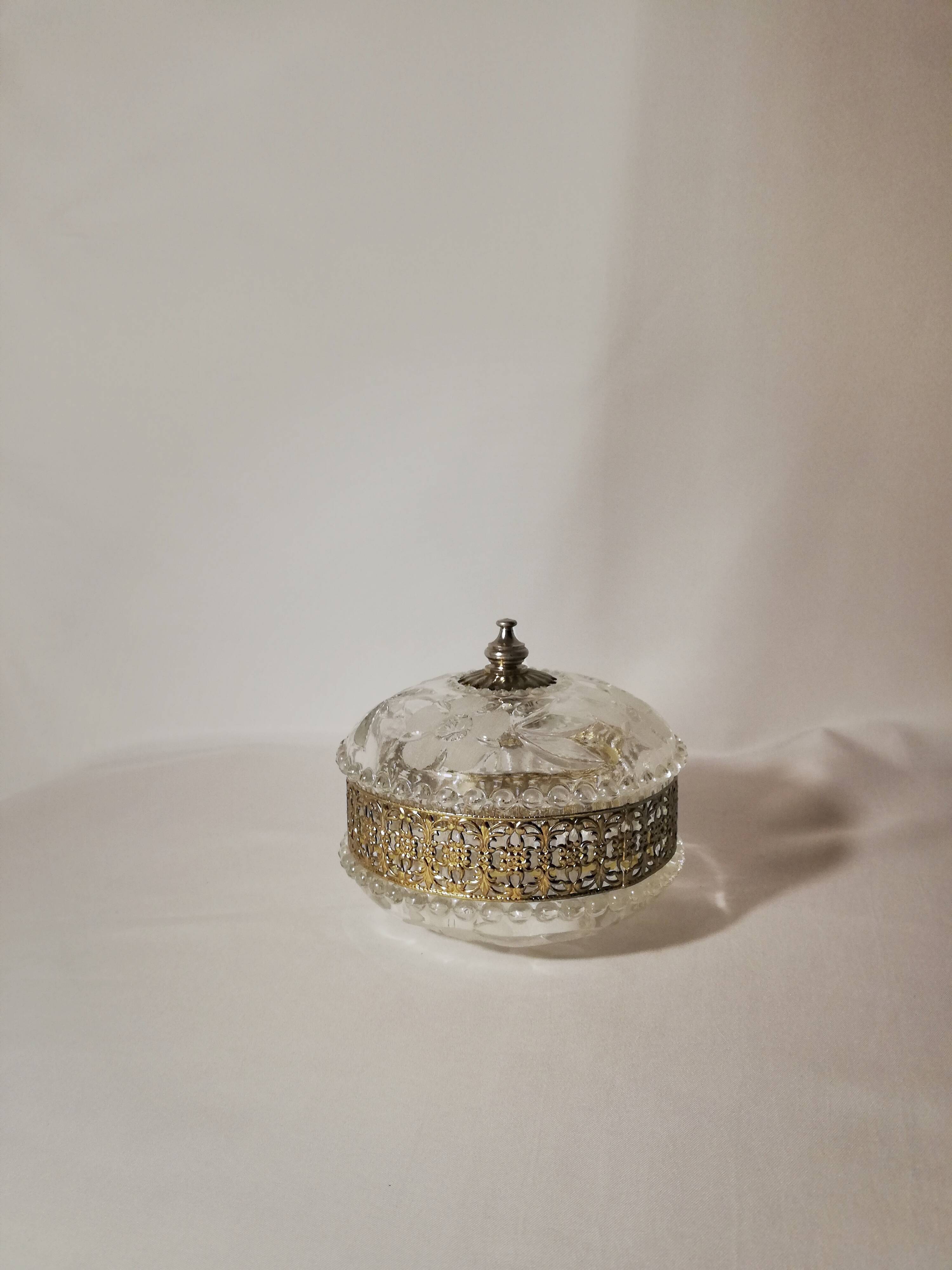 Crystal Art Deco Box