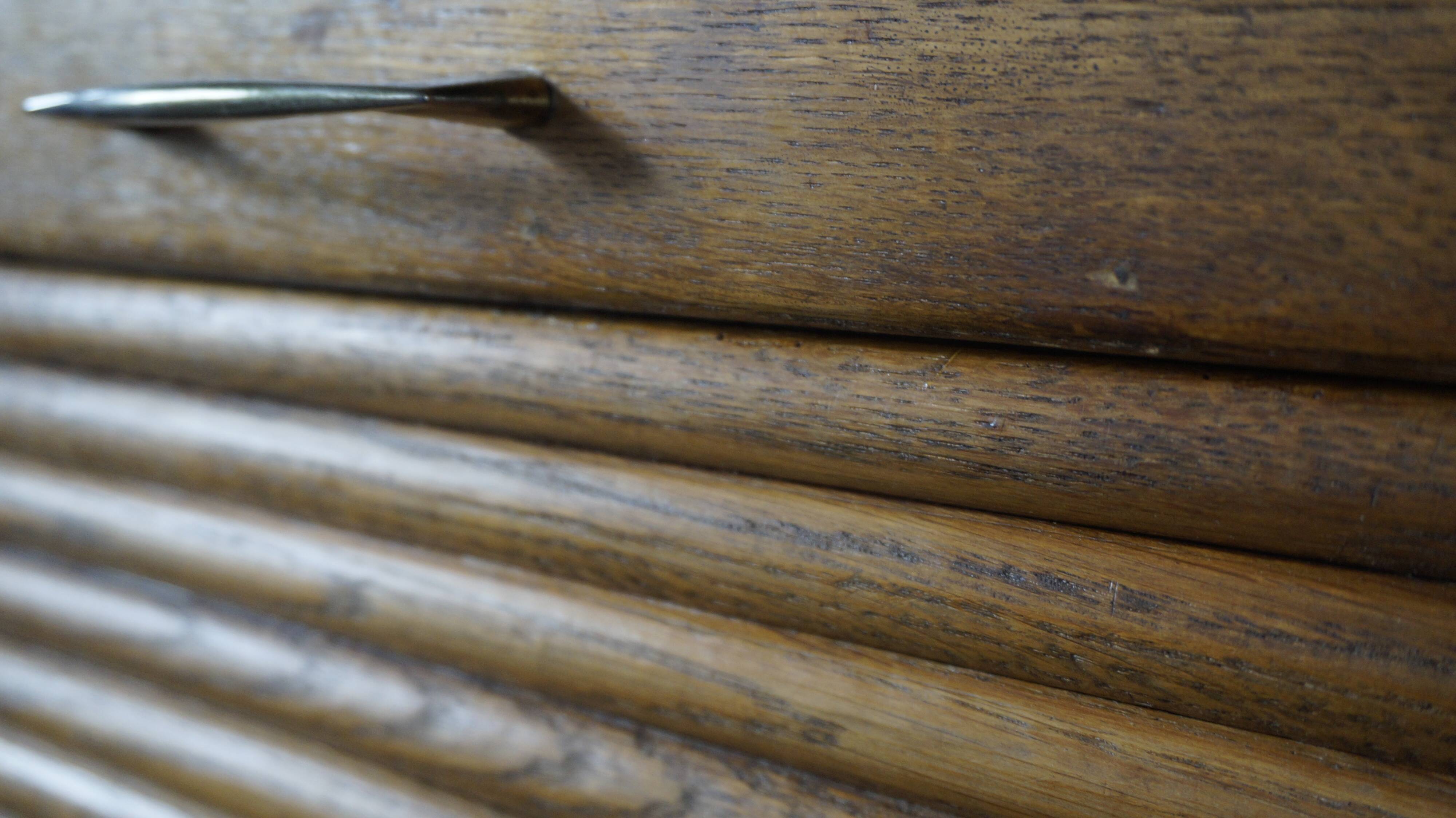 Wooden curtain binder