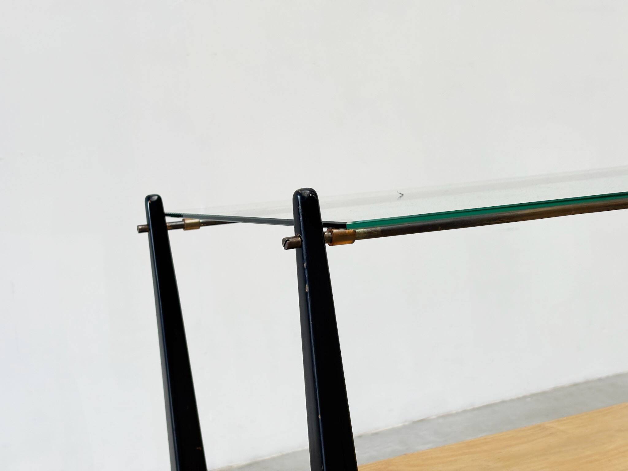 Italian glass coffee table