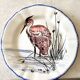 Service de table assiettes et plats Gien modèle grands oiseaux