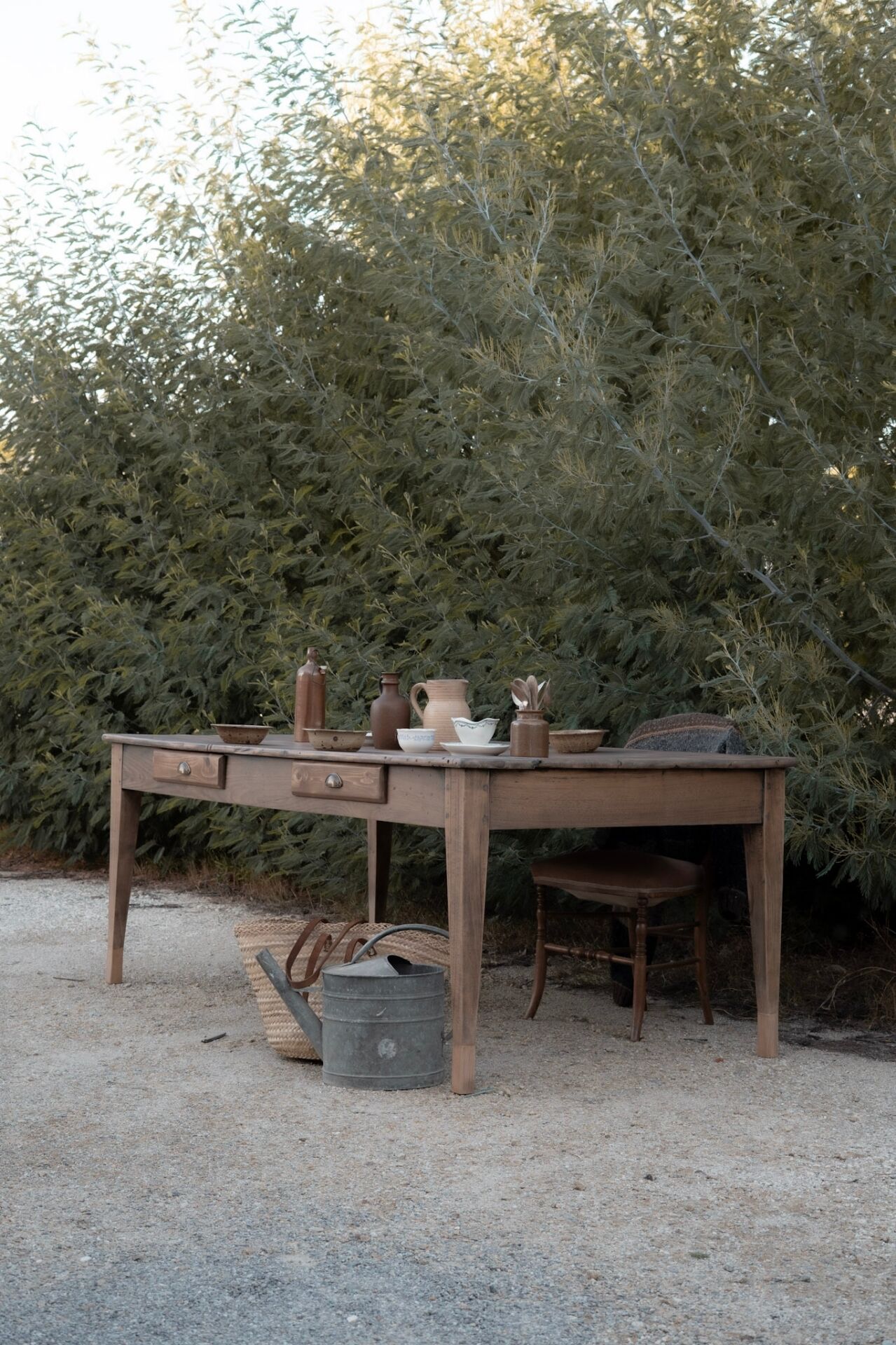 Renovated old farmhouse table