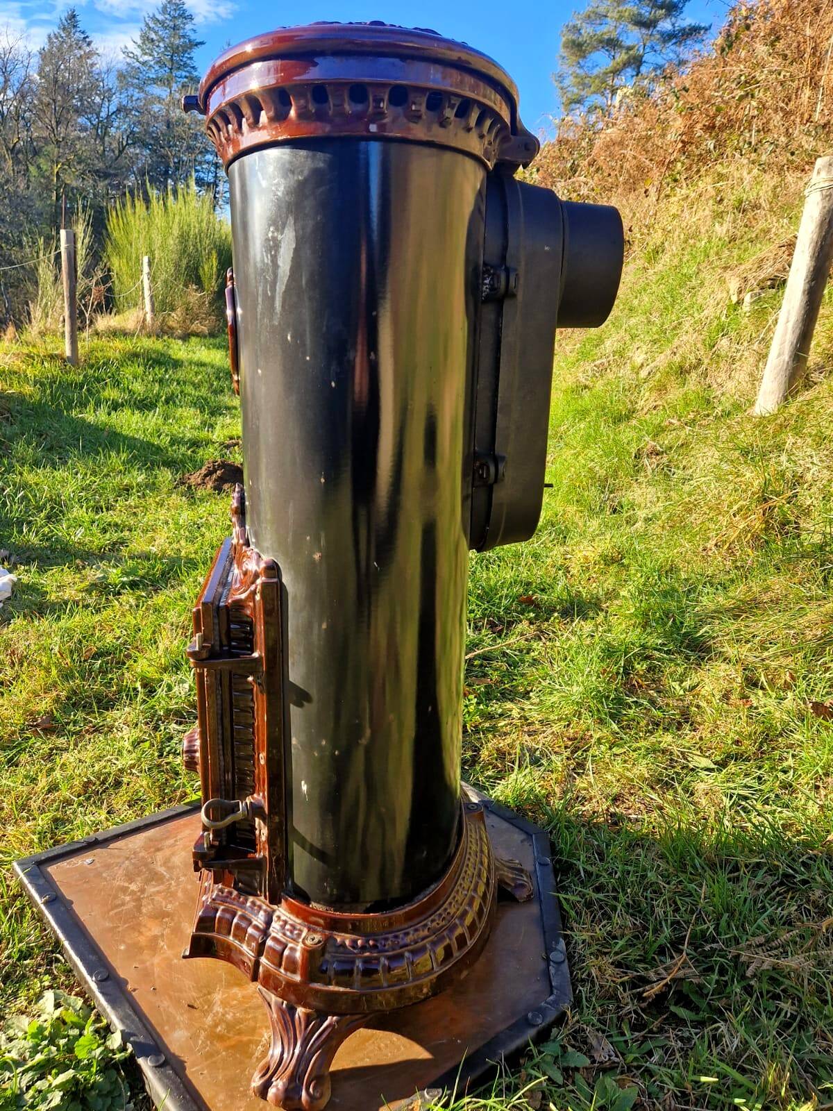 Poêle à bois godin vintage n°3727