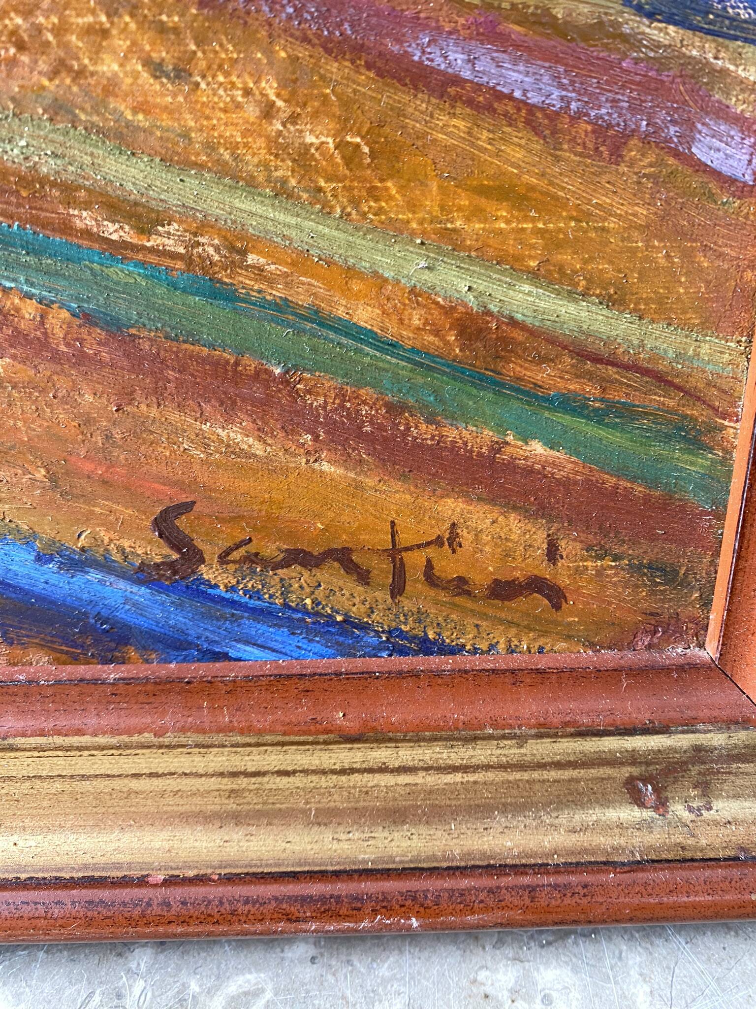 Bouquet of flowers signed Santini