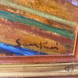 Bouquet of flowers signed Santini