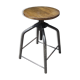 Industrial stool with screw