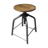 Industrial stool with screw