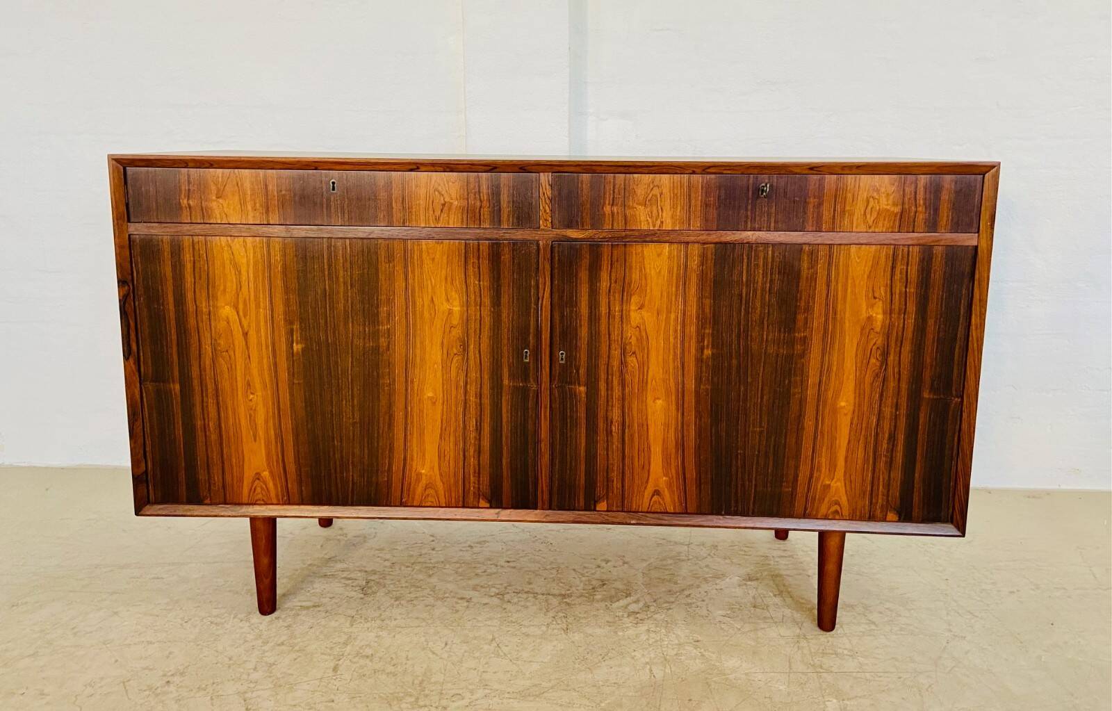 Buffet danois rétro vintage en palissandre du milieu du siècle par Poul Cadovius, années 1960