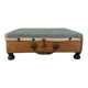 Old hot water bottle foot rest, heater
