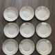9 Villeroy and Boch “small golden flowers” dinner plates from the 1950s