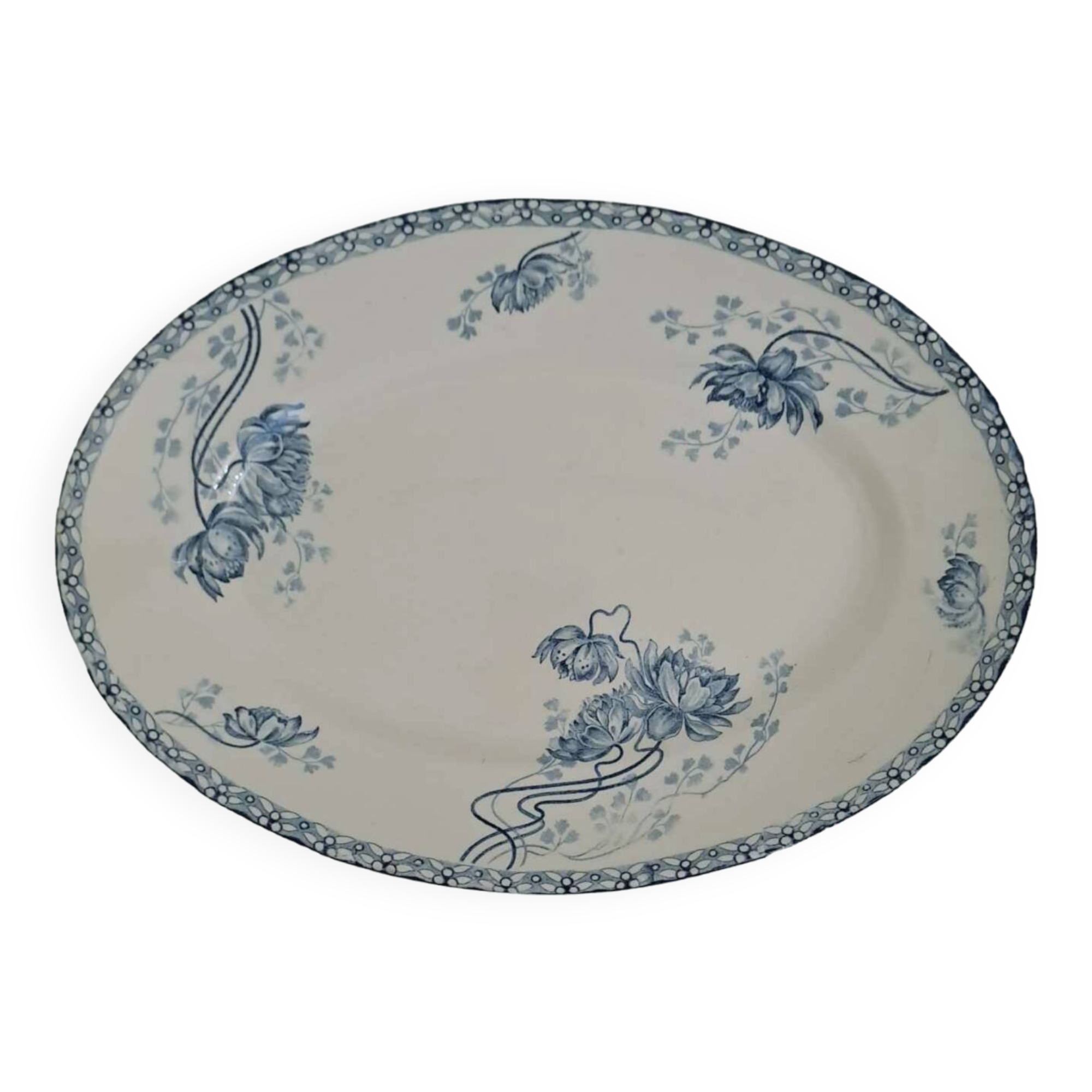 Sarreguemines "Royat" oval dish