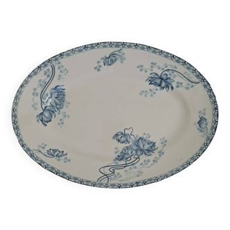 Plat ovale Sarreguemines "Royat"