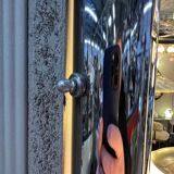 70's chrome design floor lamp shelf