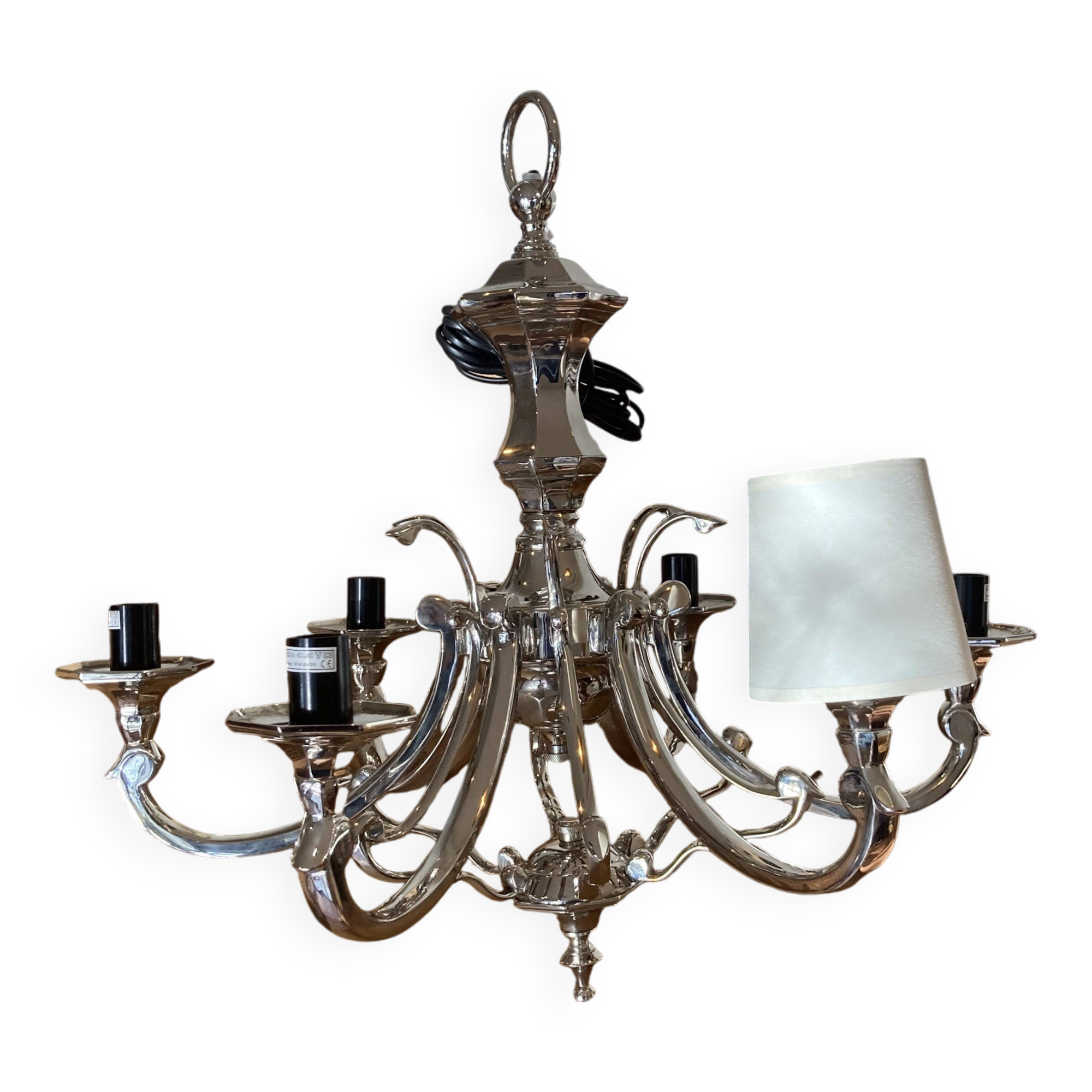 Eichholtz brass chandelier 6 branches
