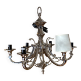 Lustre Eichholtz en laiton 6 branches