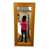 Solid oak mirror