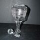 Baccarat carafe orange blossom water in crystal with guilloché decoration 1900
