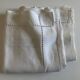 Pair of reserve linen thread pillowcases embroidered with river days without monogram