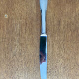 6 silver metal knives