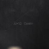 Fauteuil Cab 423 en cuir noir par Mario Bellini pour Cassina