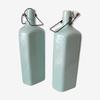 Ancient sandstone celadon bottles