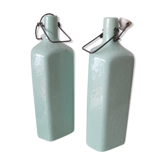 Ancient sandstone celadon bottles