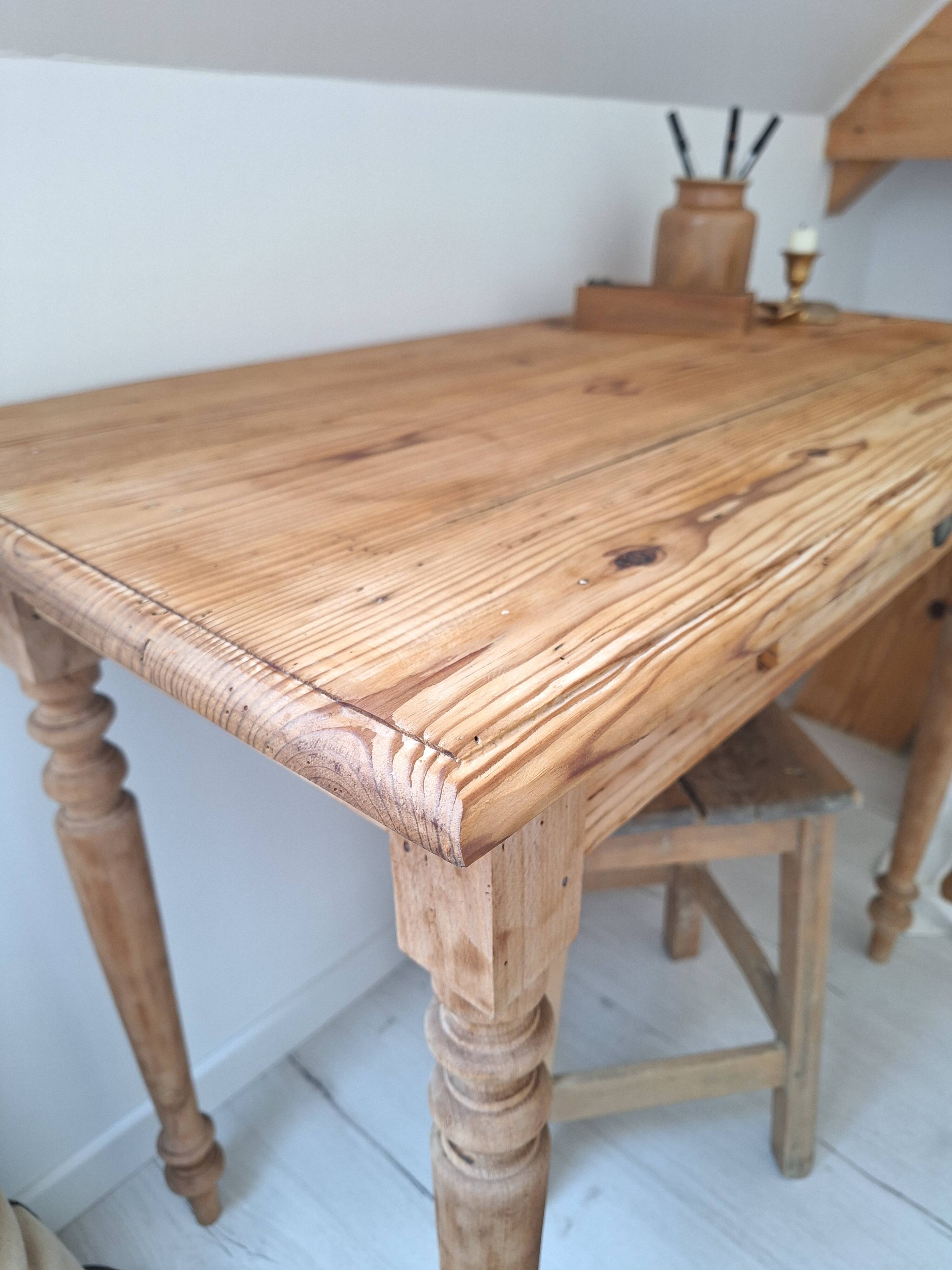 Bureau / Console / Table d'appoint de ferme style campagne en bois massif