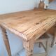 Farmhouse style solid wood desk / console / side table