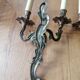 Paire d'applique en bronze de style louis xv rocaille