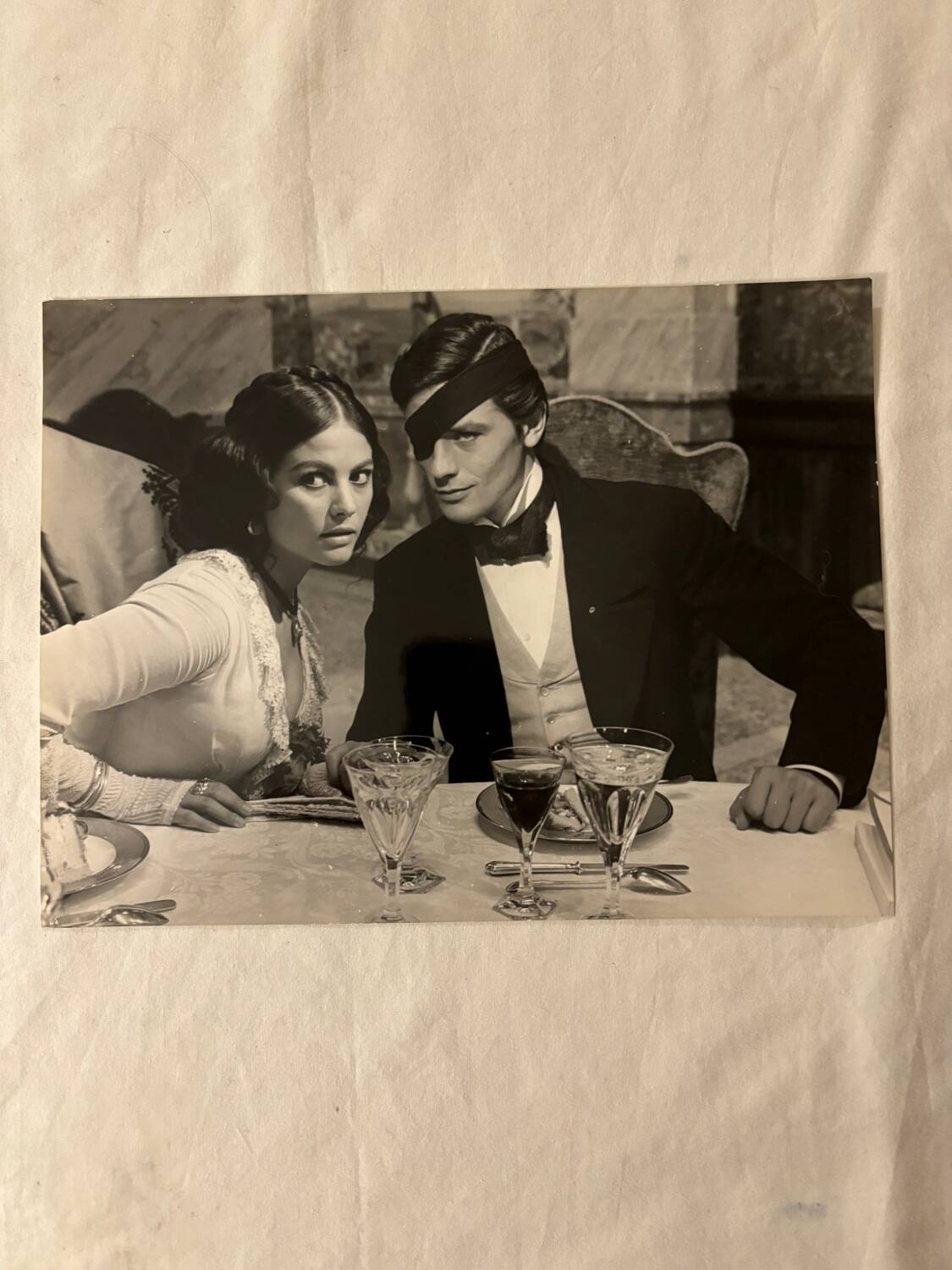 Film photo Alain Delon and Claudia Cardinale in The Leopard