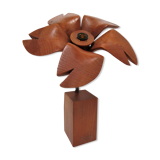 Lamp flower solid wood vintage years