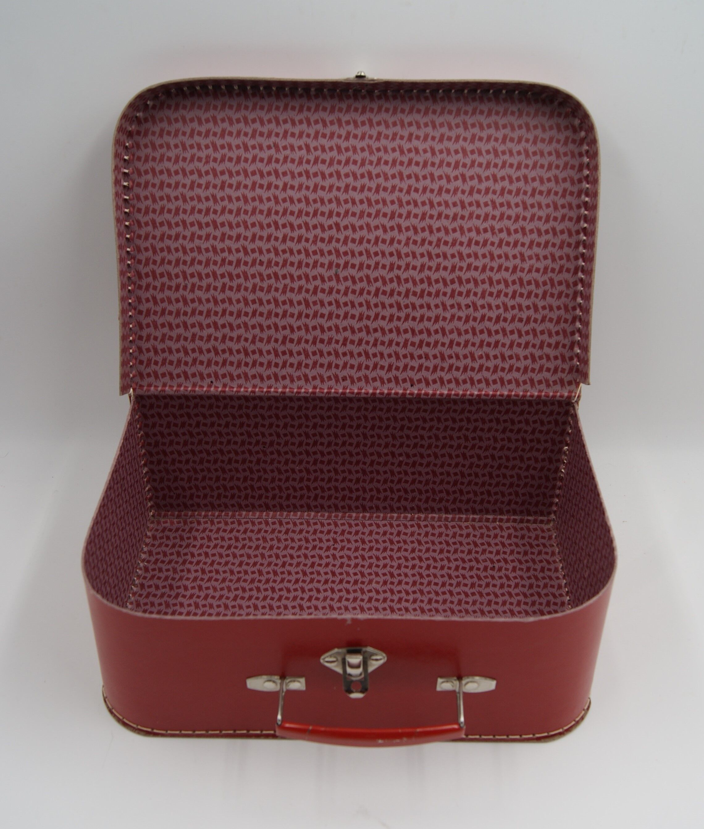 Valisette carton rouge vintage