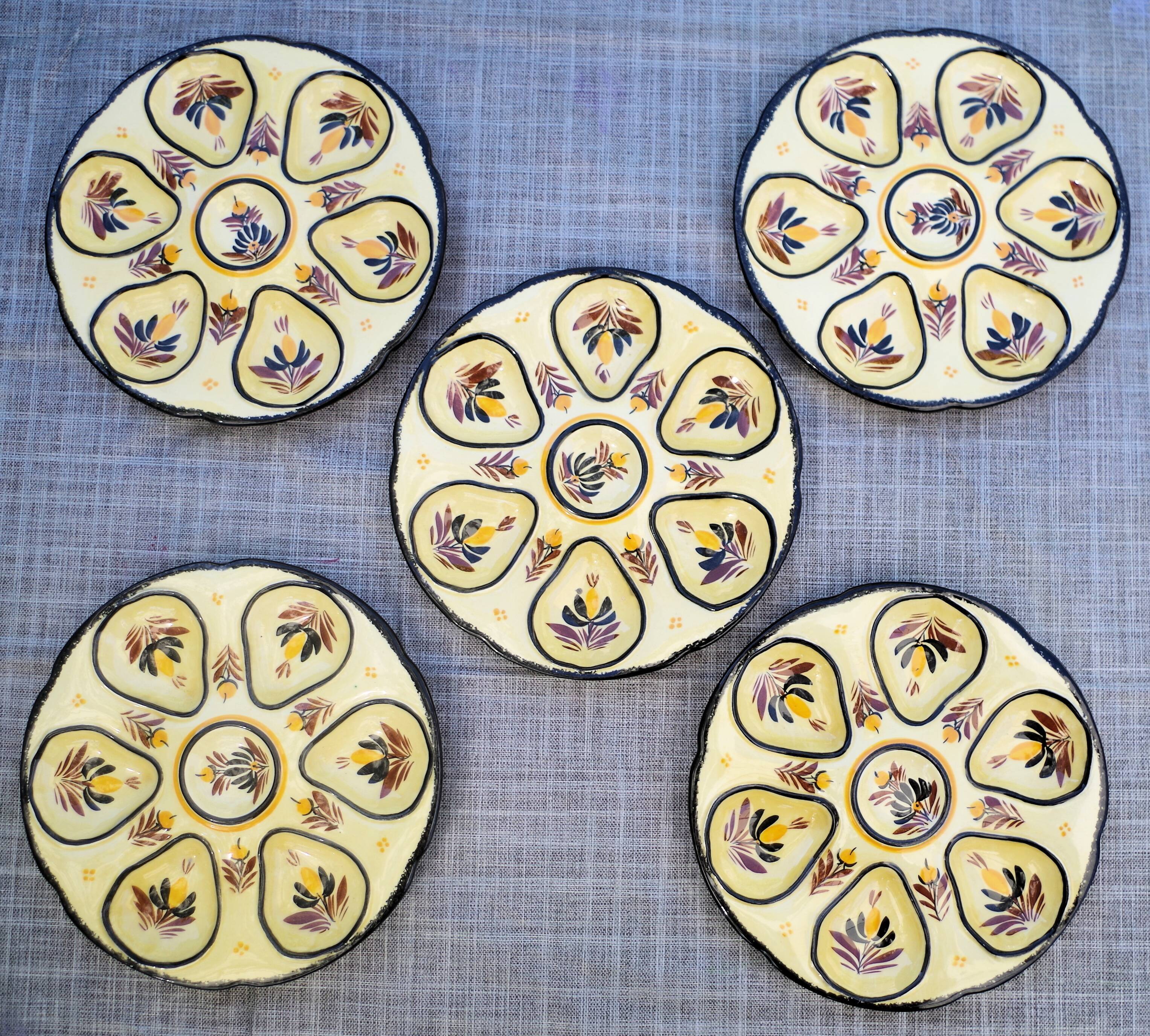 Quimper's oyster and shellfish plates