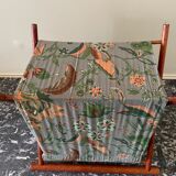 Wood and fabric magazine holders