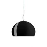 Kartell black pendant light 54 cm diameter