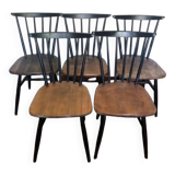 Scandinavian chairs from the 60s (set of 5)