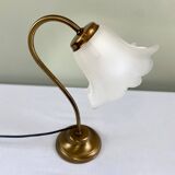 Brass tulip lamp