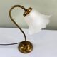 Lampe tulipe en laiton