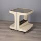 Vintage 1970s plastic and glass bar trolley by Marc Held for Prisunic