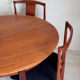 6 Danish mid-century teak chairs by Henning Sørensen for Danex from the 1960s.