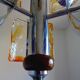 Lustre 6 fires Mazzega Murano vintage 70s