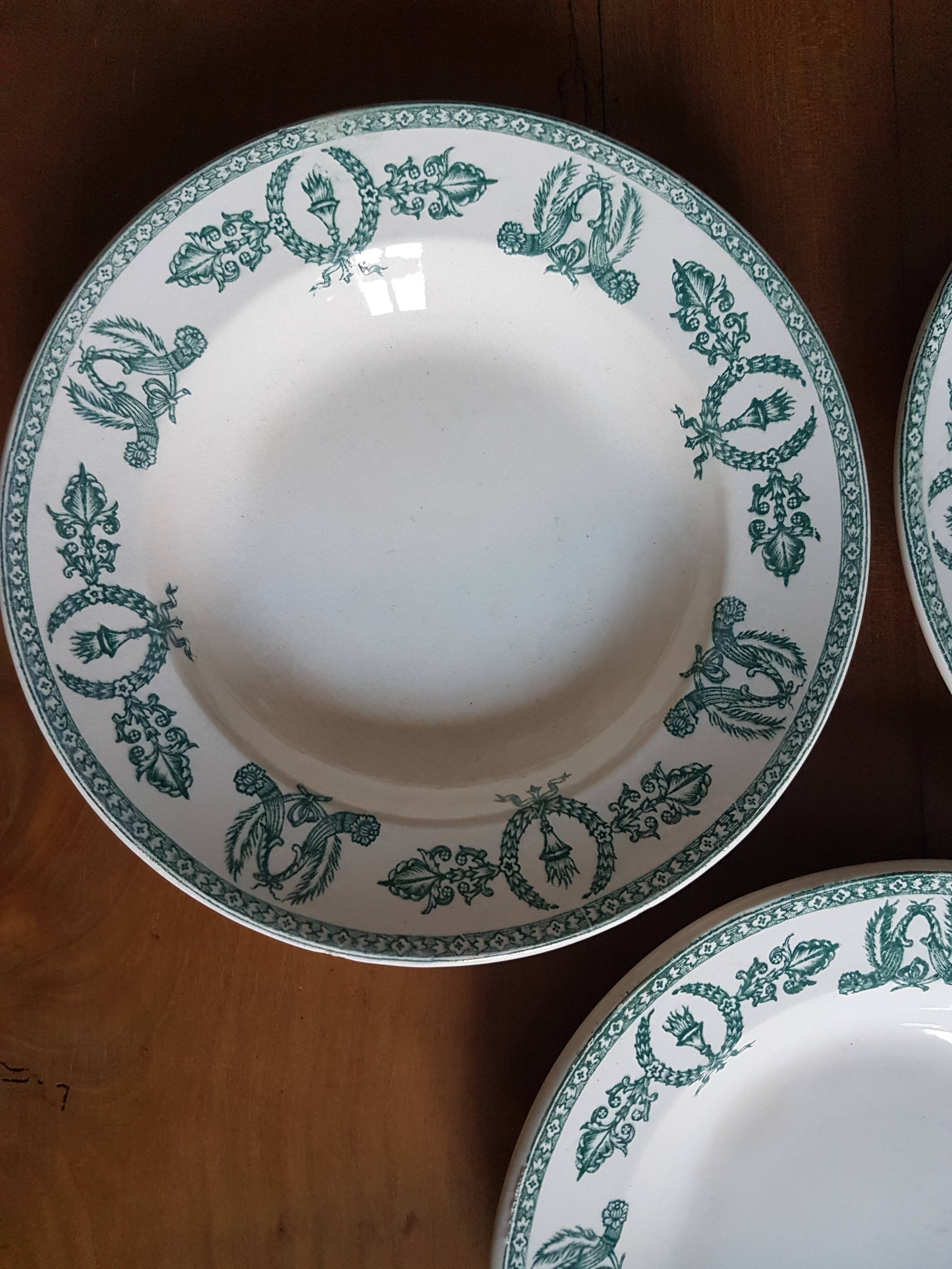 5 assiettes creuses Givors